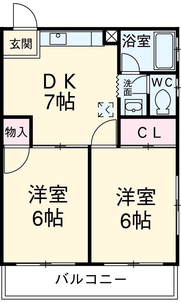 ヴィラージュ南行徳の間取り