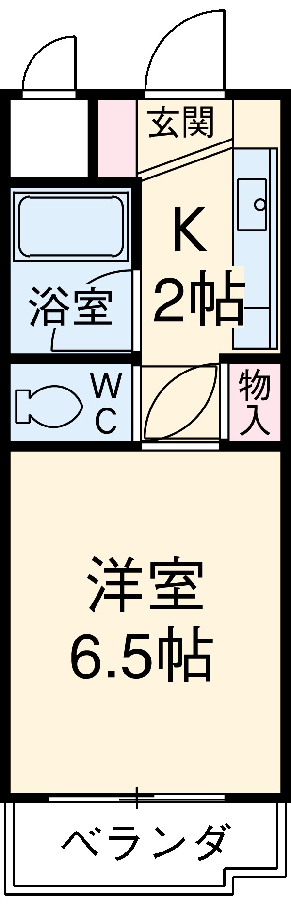 ジュネス瓢箪山の間取り
