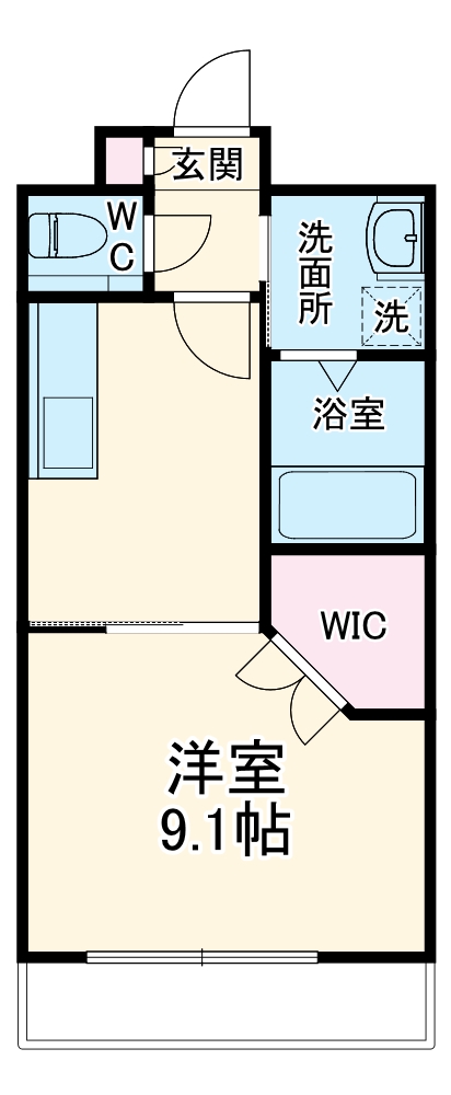 スプリングス南行徳の間取り