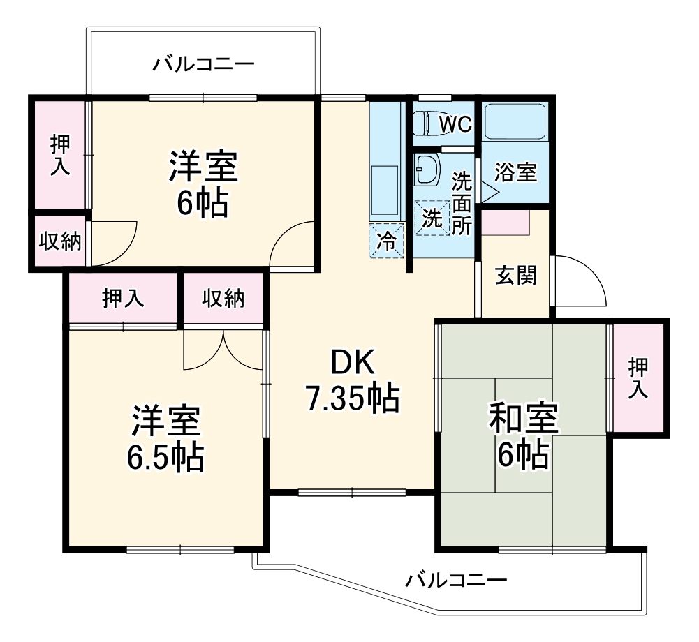 ハイツサントピアの間取り