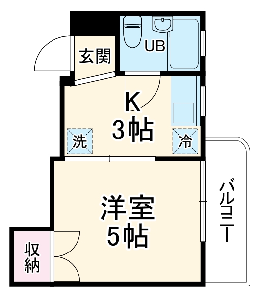 粕谷ビルの間取り