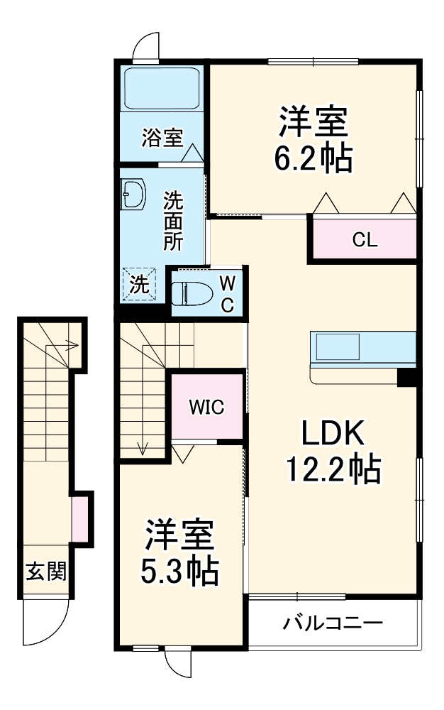 クオーレの間取り