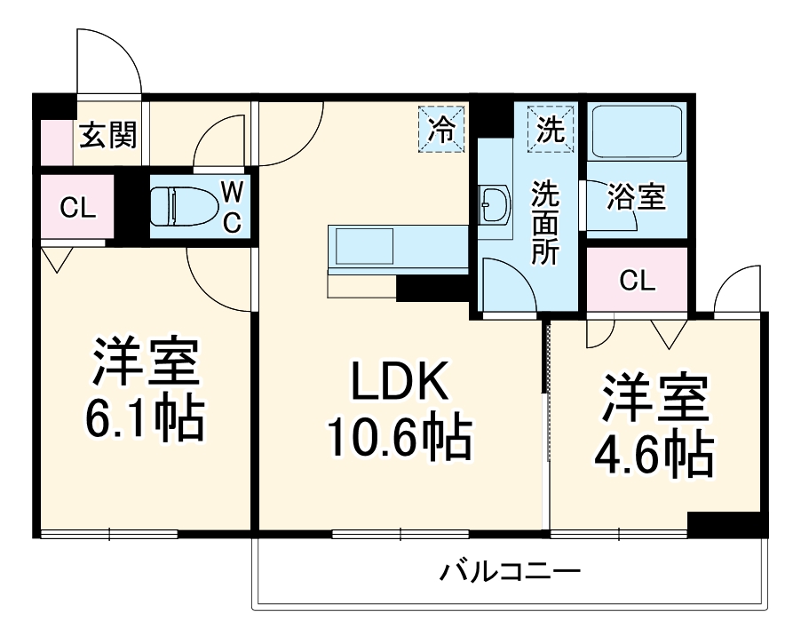 リートゥス湘南辻堂の間取り