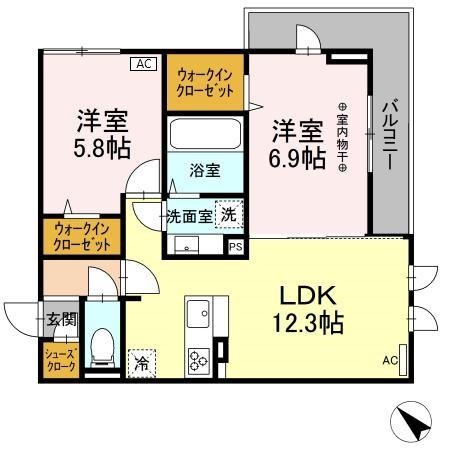 ビューテラスの間取り