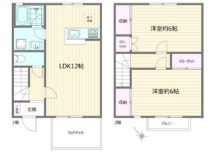 ガーデンハウス2の間取り