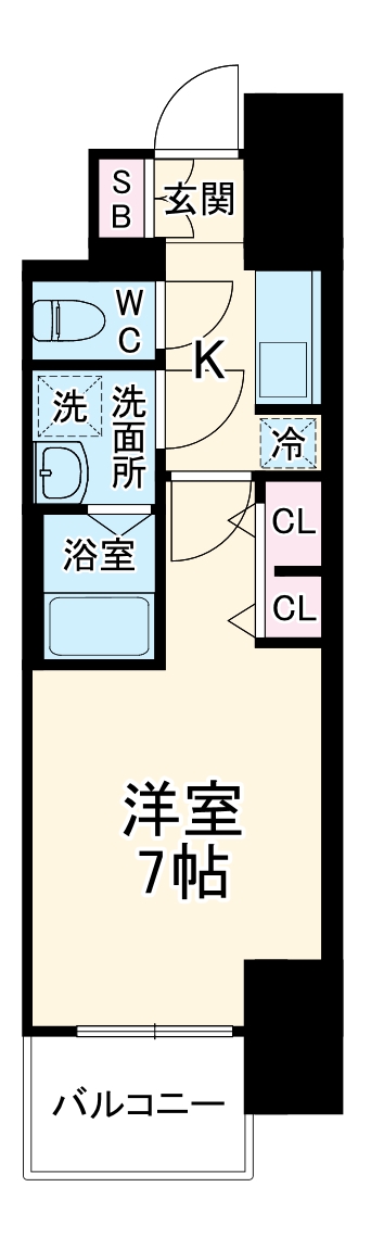 S-RESIDENCE金山三丁目の間取り