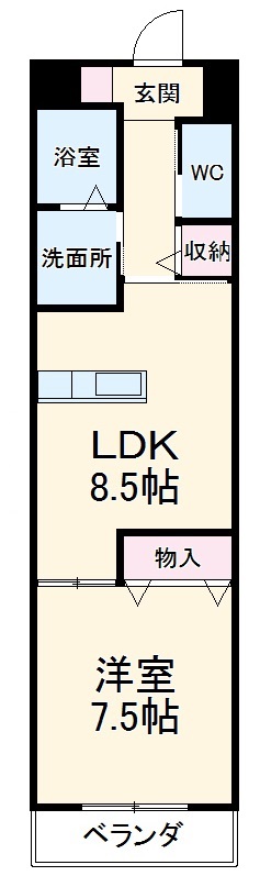 ル・リオン半田山の間取り