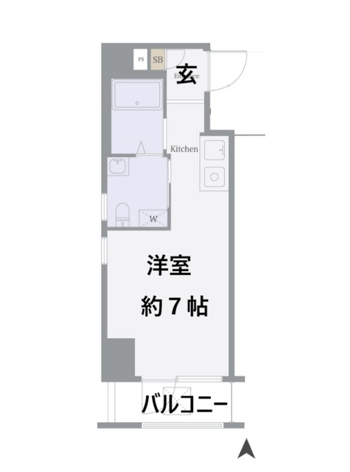 プリオール綱島弐番館の間取り