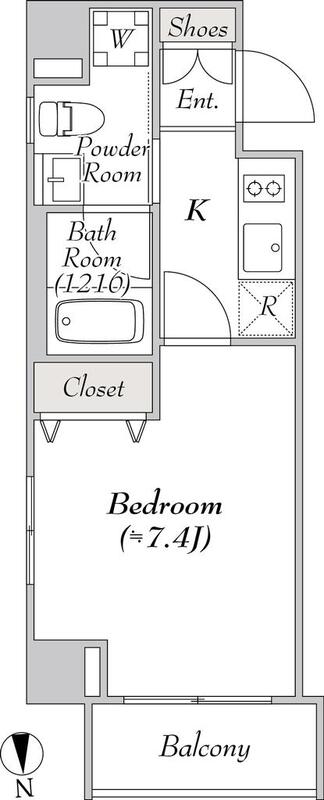 ミリアレジデンス長原の間取り