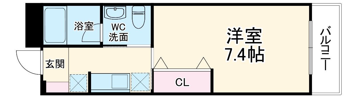 ベルヴィ能見台B棟の間取り