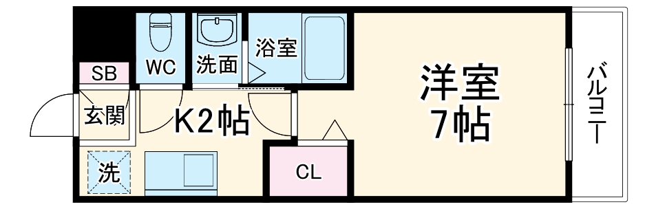 ウェントワース八雲の間取り