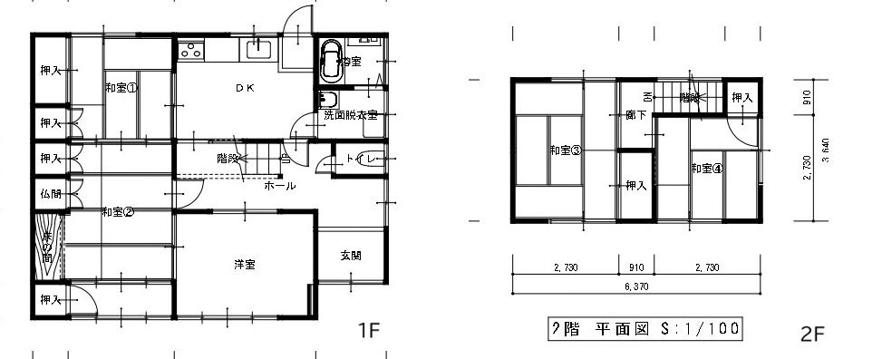 不破郡垂井町戸建ての間取り