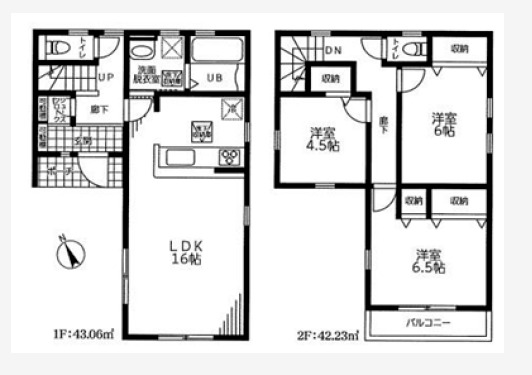 マイホームネクスト岩槻小溝Ⅱの間取り