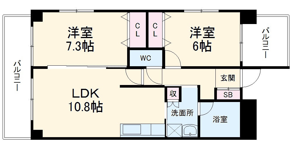 シャルマン・ロジェの間取り