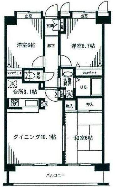 モア・ノーブルの間取り