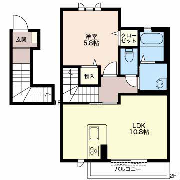 ベイサージュⅠの間取り