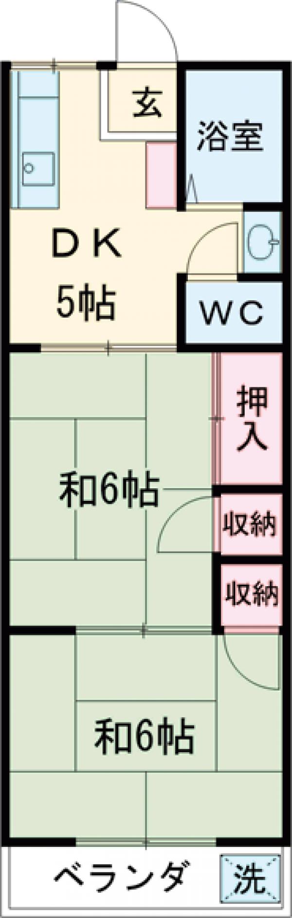 コーポベルの間取り