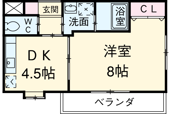 シャルマン藤が丘の間取り