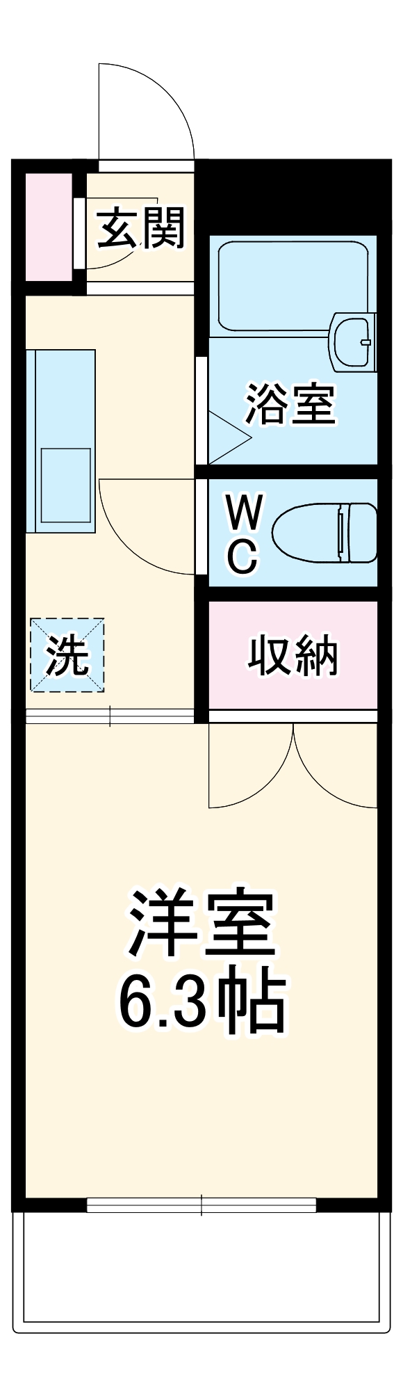 プラザ5の間取り