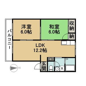 さんすてあしばの間取り
