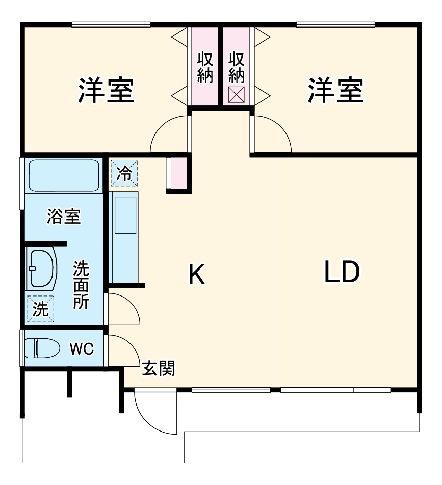 OCEANS TOWNの間取り