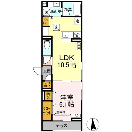 プログレンス能見台 A棟の間取り