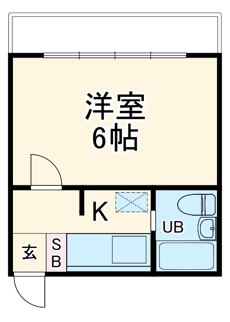 ブランニュー本厚木№3の間取り