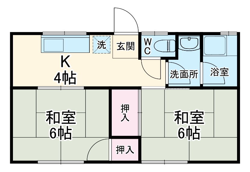 むら山荘の間取り