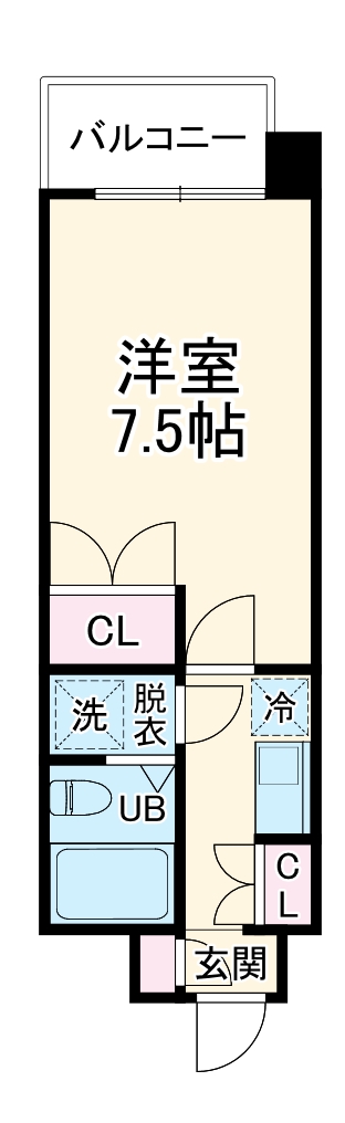 ディスターアベニューの間取り