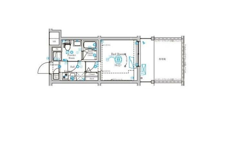 MIND武蔵中原の間取り