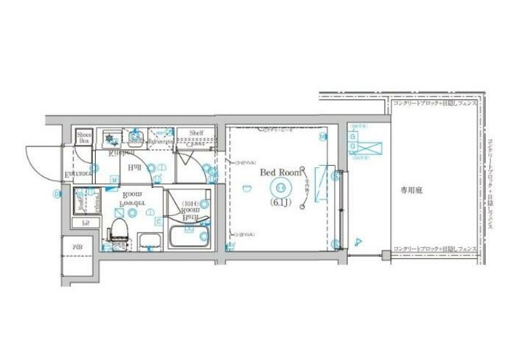 MIND武蔵中原の間取り
