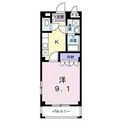 フィールド・Ⅰ Aの間取り