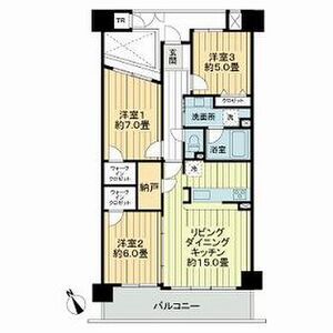 メロディーハイム千里万博公園の間取り