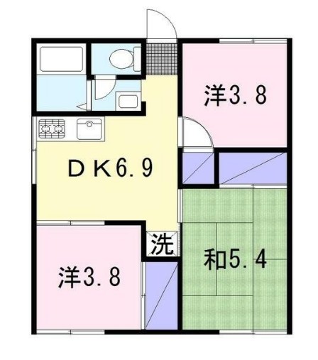 アムールヒルカワの間取り