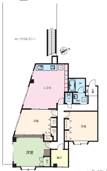 プラティーク三鷹の間取り