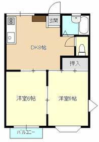 サンビラージュDの間取り