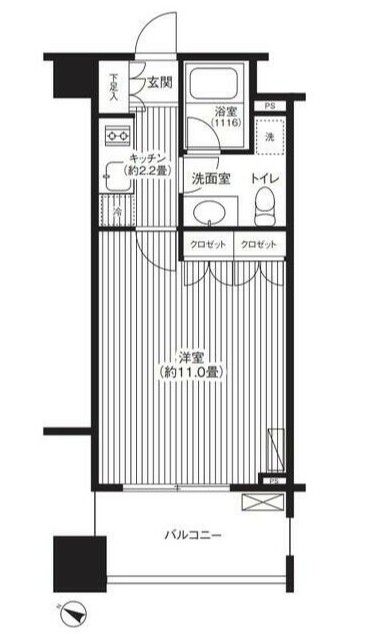 グランハイツ代々木の間取り