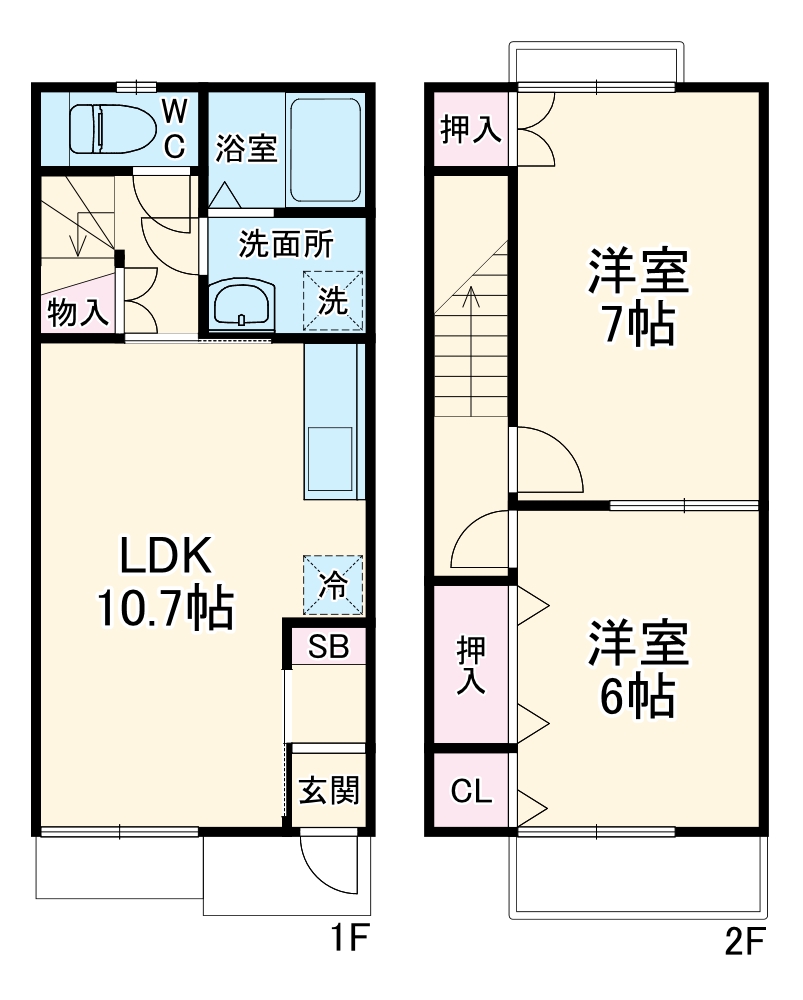 La・Vegiebulle竹の山の間取り