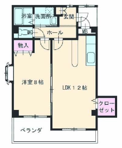 Charme Inoueの間取り