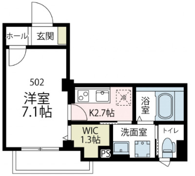 アベニールボナールの間取り