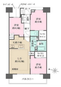 パークホームズ川口ザレジデンスの間取り