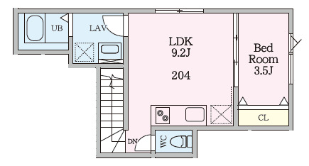 Ciel玉川町の間取り