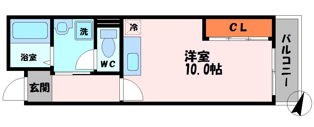 幸福ハイツの間取り