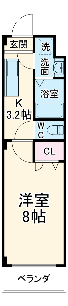 セレッソ瑞穂の間取り