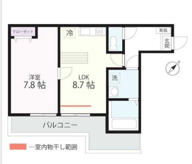 Quiet Crab House mix三ツ沢下町(仮)の間取り