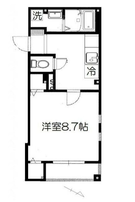 ラスパセス代々木の間取り