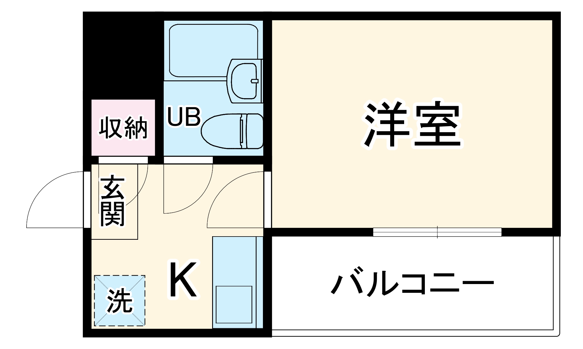 クリオ片倉町参番館の間取り