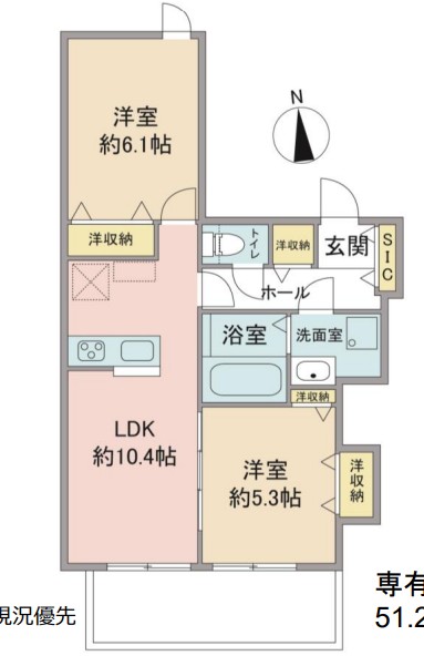 Wisteria Villageの間取り