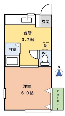 ビーム早稲田の間取り