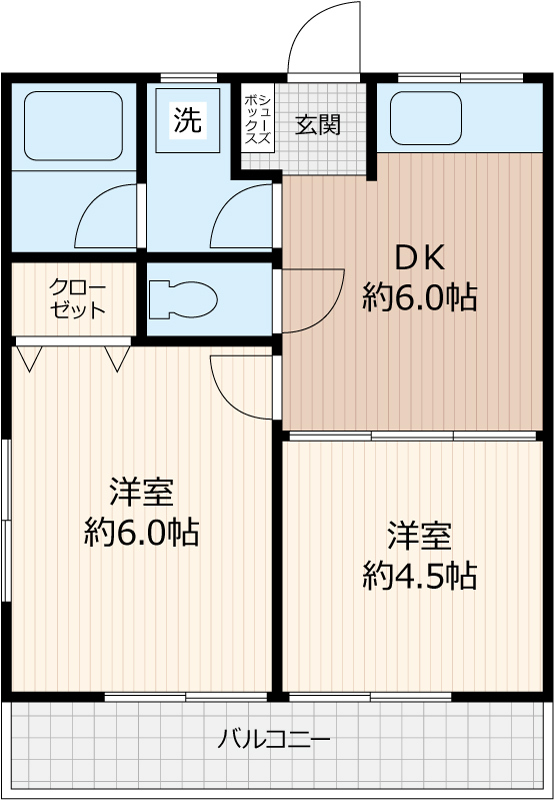 CSコーポⅡの間取り